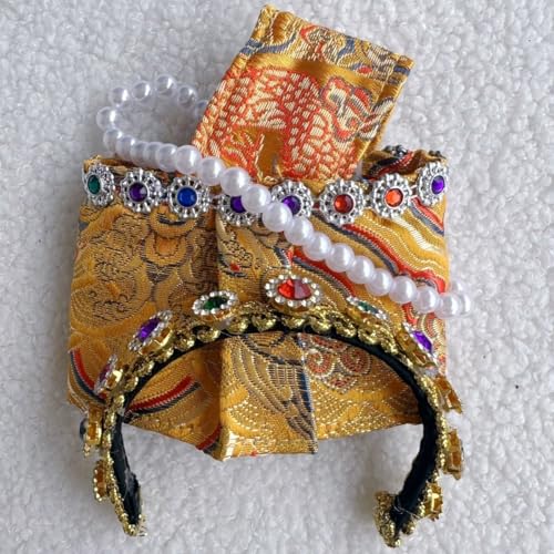 Geeignet für 17 cm trendige Puppen-Kimono, Hanfu Court, ethnische Kleidung, Schuhe (gelbes Thai) von Generic