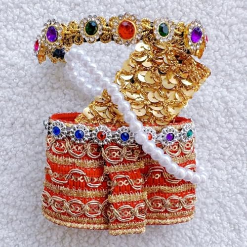 Geeignet für 17 cm trendige Puppen-Kimono, Hanfu Court, ethnische Kleidung, Schuhe (große rote thailändische Kleidung) von Generic