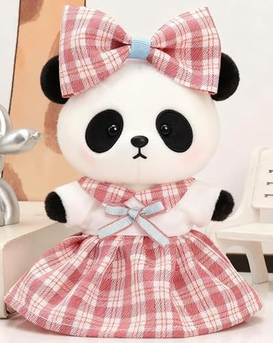 Geeignet für 17 cm trendige Puppenblütenrock, Kleidung, Hosen, Hüte (ohne Schuhe) (kleiner rosa karierter Rock) von Generic