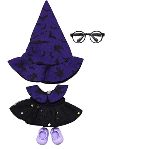 Geeignet für 17 cm trendige Puppenkleidung, Hosen, Röcke, Brillen, Hüte, Schuhe, Kopfhörer-Zubehör (万 - 节- ) von Generic