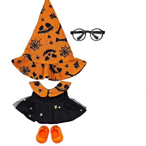 Geeignet für 17 cm trendige Puppenkleidung, Hosen, Röcke, Brillen, Hüte, Schuhe, Kopfhörer-Zubehör (万 / 节色眼 ) von Generic