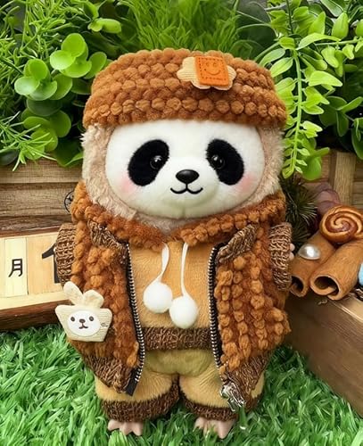 Geeignet für 17 cm trendige Puppenkleidung, Hosen und Hüte (ohne Schuhe) (Haute Couture Brown Suit) von Generic