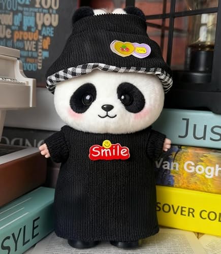 Geeignet für 17 cm trendige Puppenkleidung, Hosen und Hüte (ohne Schuhe) (kleine schwarze Katze) von Generic