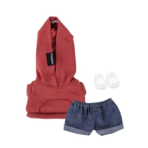 Geeignet für 17 cm trendige Puppenspritzer, Tinten-Serie, Kleidung, Hosen, Schuhe, Brillen, burgunderrote Weste Geeignet für 17 cm trendige Puppenspritzer, Tinten-Serie, Kleidung, Hosen, Schuhe, Brillen, burgunderrote Weste von Generic