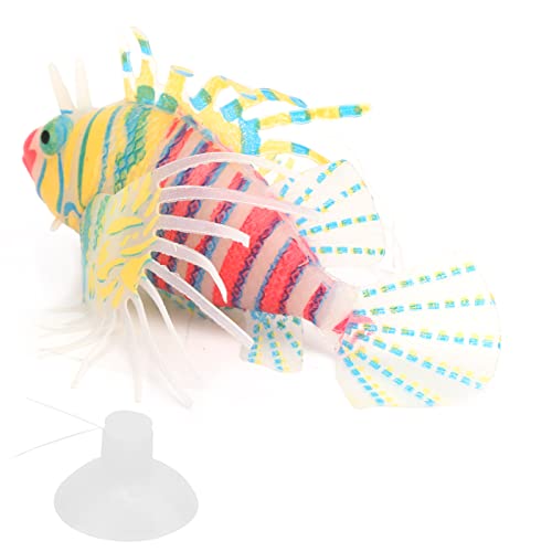 Gefälschte Fische, Schwimmfisch Künstlicher Fisch Falsche Fische Leuchtet Effekt Aquariumdekor Gefälschte Fisch Aquarium Luminöser Silikonfisch mit Saugbecher für Aquariumbox -Dekoration Gefälschte Fische, Schwimmfisch Künstlicher Fisch Falsche Fische Leuchtet Effekt Aquariumdekor Gefälschte Fisch Aquarium Luminöser Silikonfisch mit Saugbecher für Aquariumbox -Dekoration von Generic