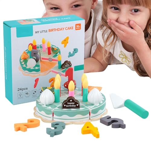 Gefälschte Geburtstagstorte, Holzfutterspielzeug | Holzgeburtstagstorte Spielset - Kinderküchen -Lebensmittelspielzeug, frühe Bildungsaktivitäten für Kindergarten, Kindergarten, Zuhause Gefälschte Geburtstagstorte, Holzfutterspielzeug | Holzgeburtstagstorte Spielset - Kinderküchen -Lebensmittelspielzeug, frühe Bildungsaktivitäten für Kindergarten, Kindergarten, Zuhause von Generic