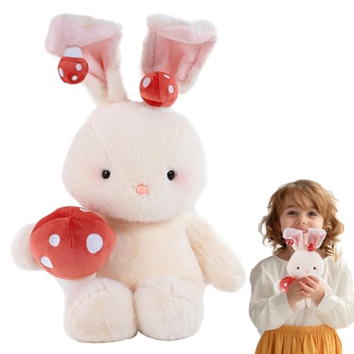 Gefüllte Kaninchen Plüsch, Gefüllte Figur Mit Pilz | Kuschelige Charakterkollektion, Plüschpuppen Für Heimdekoration Mit Diesem Kaninchen Stofftier Verwenden. Perfekt Als Spielzeit pa Gefüllte Kaninchen Plüsch, Gefüllte Figur Mit Pilz | Kuschelige Charakterkollektion, Plüschpuppen Für Heimdekoration Mit Diesem Kaninchen Stofftier Verwenden. Perfekt Als Spielzeit pa von Generic