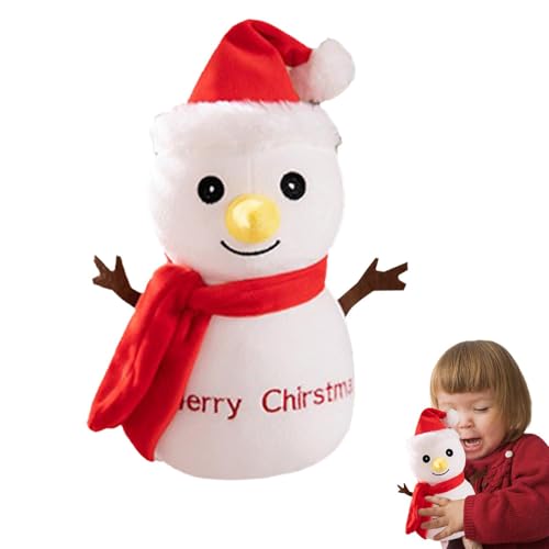 Gefüllter Weihnachtsmann, Weihnachts-Plüschspielzeug,Weihnachtselchspielzeug aus leuchtendem Plüsch | Weihnachtsschmuck aus Plüsch für Schlafzimmer, Schule, Kinderzimmer von Generic