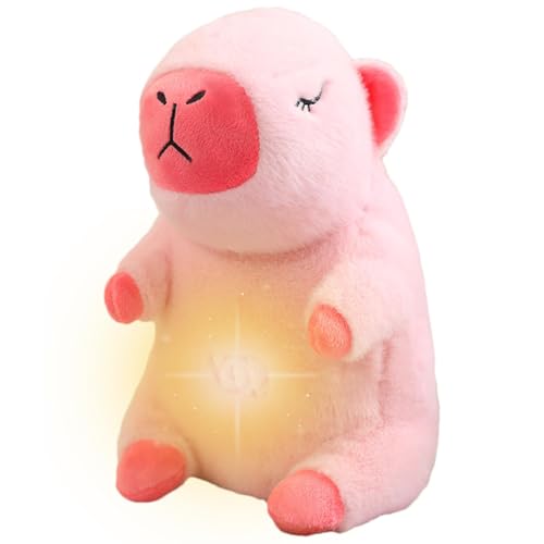 Gefüllter süßer Plüsch | Beruhigendes Musik-Schlafbegleitungsspielzeug mit Licht - Schlafschnuller mit einstellbarer rhythmischer , weiche Puppe, atmungsaktives Schlafspielzeug Gefüllter süßer Plüsch | Beruhigendes Musik-Schlafbegleitungsspielzeug mit Licht - Schlafschnuller mit einstellbarer rhythmischer , weiche Puppe, atmungsaktives Schlafspielzeug von Generic