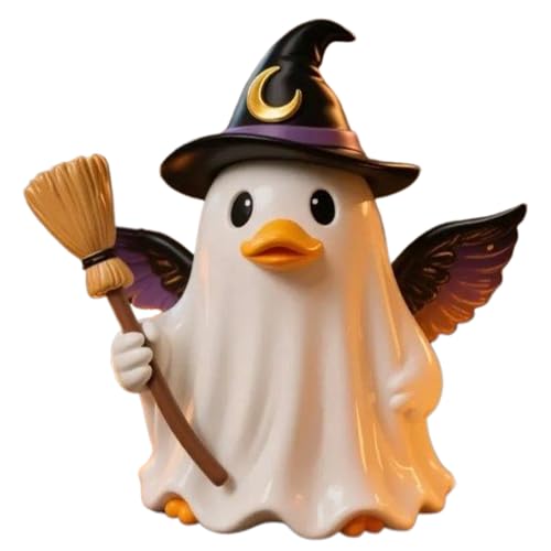 Geister Kanka,Geisterfiguren Wohnkultur - Niedliche Statuette Hält Besen Mit Zauberer Hut Für Hochzeitsdekoration Fensterschmuck Geburtstagsfeier Fotorequisiten Geister Kanka,Geisterfiguren Wohnkultur - Niedliche Statuette Hält Besen Mit Zauberer Hut Für Hochzeitsdekoration Fensterschmuck Geburtstagsfeier Fotorequisiten von Generic