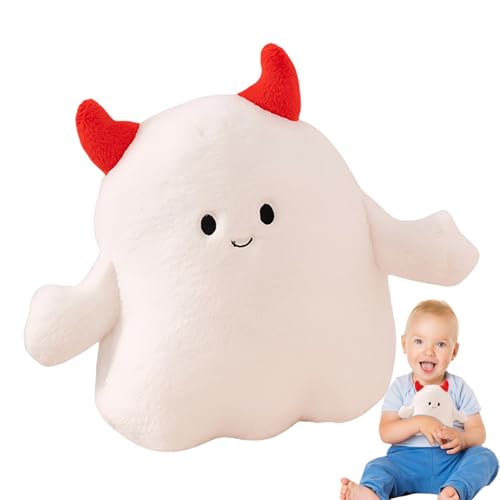 Geisterplüschspielzeug, Geisterplüschkissen - Halloween Geist Plüsch mit Kürbishut | Hautfreundliches Halloween Geisterstück Spielzeug für Dive Halloween Geister-Puppe von Generic