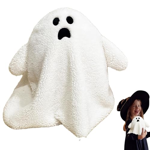 Geisterplüschtier, Geisterplüsch - Halloween Geist Kissen - Halloween Plüschtier Niedliches Geisterkissen Weiches Geisterkissen Realistische Halloween Party Dekoration für Kinder Geisterplüschtier, Geisterplüsch - Halloween Geist Kissen - Halloween Plüschtier Niedliches Geisterkissen Weiches Geisterkissen Realistische Halloween Party Dekoration für Kinder von Generic