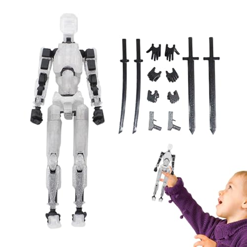 Gelenkroboter-Spielzeug, Roboter-Actionfiguren-Set, Actionfiguren-Modell, Ästhetische Spielzeugkollektion Für Kinder Mit Mehreren Gelenken, Geburtstag Und Feiertage von Generic