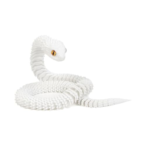 Gelenkschlange, lustiges Tierspielzeugmodell, 3 D Tiere, bewegliche Gelenke, Freude, Schlangen-Fidget, Dekoration für das Büro zu Hause Gelenkschlange, lustiges Tierspielzeugmodell, 3 D Tiere, bewegliche Gelenke, Freude, Schlangen-Fidget, Dekoration für das Büro zu Hause von Generic