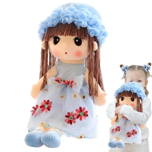 Gemütliche Puppe, Gemütliche Puppe - Handgemachte Lappenpuppen Weiche Handgemachte Puppe Mit Hutrock Mit Kleidung Für Kinder Große Kinder Pe von Generic