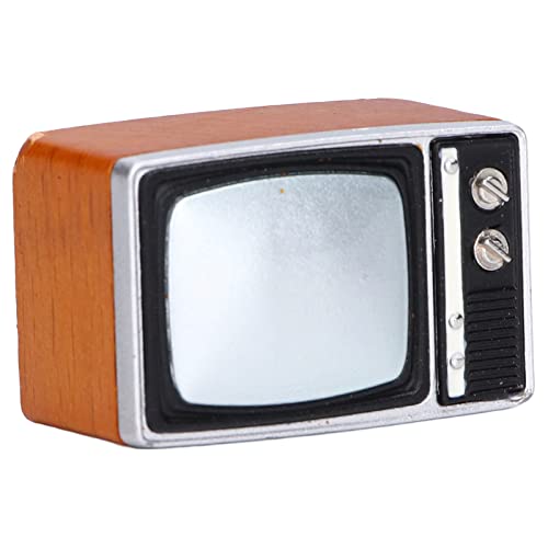 Generic : 12 Dollhouse TV Model, Retro Dollhouse TV, Miniaturfernsehen für 1:12 Puppenhaus mit Lebendiger Szenendekoration für Rollenspiele Kindergeschenke Generic : 12 Dollhouse TV Model, Retro Dollhouse TV, Miniaturfernsehen für 1:12 Puppenhaus mit Lebendiger Szenendekoration für Rollenspiele Kindergeschenke von Generic