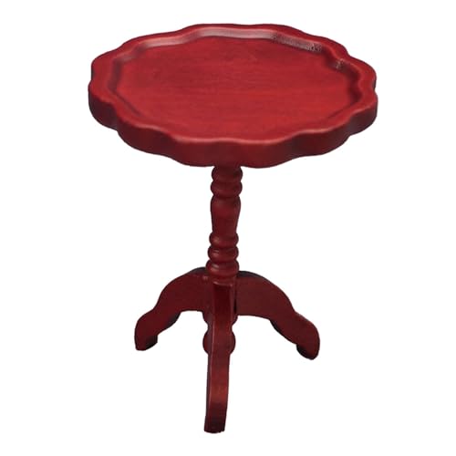 Generic 1:12 Puppenhaus Miniatur Rollenspieltisch Lebenssimulation Szene Puppenhaus für Wohnzimmer, Rot Generic 1:12 Puppenhaus Miniatur Rollenspieltisch Lebenssimulation Szene Puppenhaus für Wohnzimmer, Rot von Generic