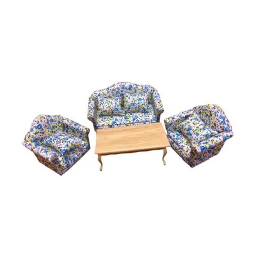 Generic 1:12 Puppenhausmöbel, Sofa, Puppenhaus Szene, Zubehör, DIY Modell, Realistisches Miniatur Sofa Möbelmodell für Puppenhaus, Style F Generic 1:12 Puppenhausmöbel, Sofa, Puppenhaus Szene, Zubehör, DIY Modell, Realistisches Miniatur Sofa Möbelmodell für Puppenhaus, Style F von Generic