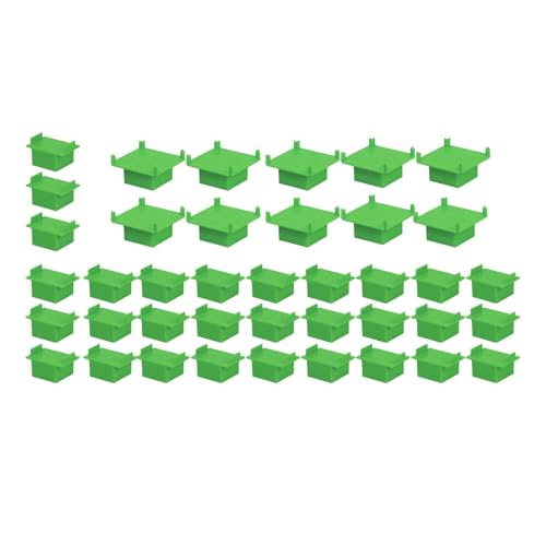 Generic 10 Stück Gleisverbinder, Gleisadapter Aus Holz, Zubehör für Holzeisenbahn Sets für Jungen Und Mädchen, Grün Generic 10 Stück Gleisverbinder, Gleisadapter Aus Holz, Zubehör für Holzeisenbahn Sets für Jungen Und Mädchen, Grün von Generic