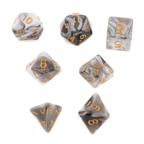 Generic 2X Polyedrische Brettspiele Doppelfarbige für RPG von Generic