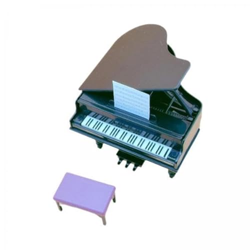 Generic 2X Puppenhaus Klavier mit Hocker Set für 1:12 Maßstab von Generic