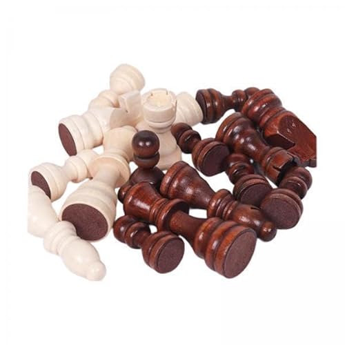 Generic 2X Wood International Chess Stück Set von 32 Gepolstertem Filzboden 1 Zoll von Generic