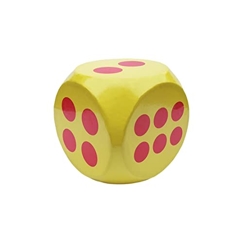 Generic 30 cm Soft Foam Dice D6 Unterrichtshilfen Entwickeln Intelligenz, Die Würfel für Kinder Klassenzimmer Jungen Und Mädchen Party Bevorzugen Bag Stuffers, GELB von Generic