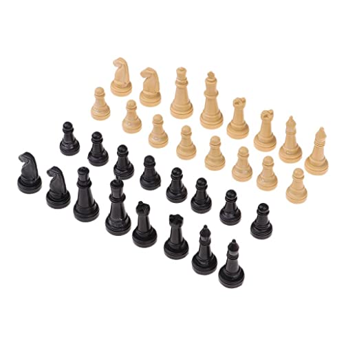 Generic 32 Teile/los 2" Schachfiguren Nur Brettspiel Checker Pawn Zubehör, 32St von Generic