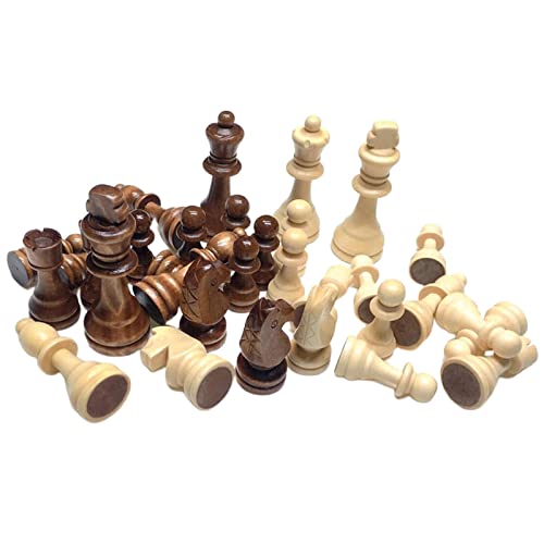 Generic 32 Teile/los 2" Schachfiguren Nur Brettspiel Checker Pawn Zubehör, 32St von Generic