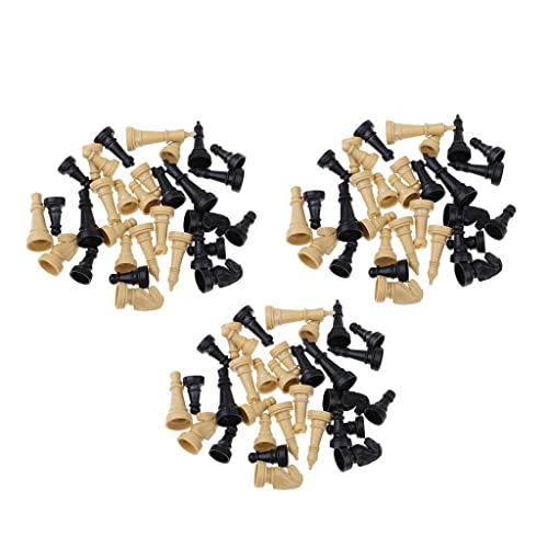 Generic 32 Teile/los 2" Schachfiguren Nur Brettspiel Checker Pawn Zubehör, 96 STK von Generic
