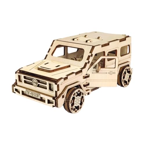 Generic 3D Holz Puzzle Auto Kit Kreativer Hirnteaser für Puzzle Liebhaber Teenager Erwachsene von Generic