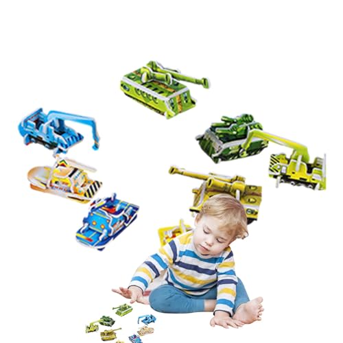 Generic 3D-Tierpuzzle für Erwachsene, 3D-Tierpuzzle für Kinder | 10 Teile Panzer-Puzzle | 3D-Puzzles Tiermodelle, Sammlerstück-Modellbausätze für Erwachsene, Schreibtisch-Display-Puzzle für Jungen und von Generic