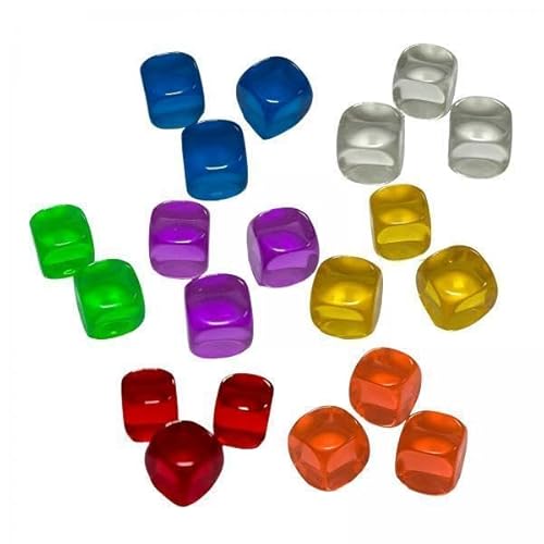 Generic 4X 20 Stück Leere Würfel Crafts Board Requisiten Spielzeug Standarddekor von Generic