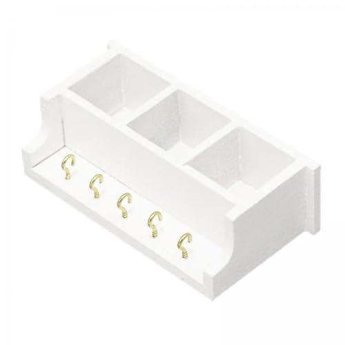 Generic 4X Mini Dollhouse Storage Regal Accessoires Ornamente Tun Play Model White von Generic