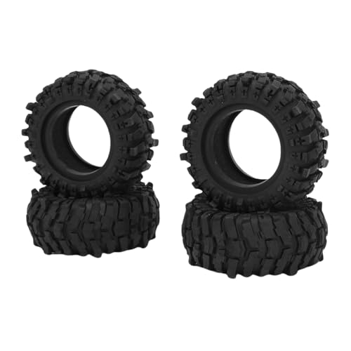 Generic 4pcs 87 Mm RC Crawler Car -Reifen, Schnelle Rotation für 1,9 -Zoll -Nabe, Nicht -Slip -Laufrad -Set für RC Racing Car von Generic