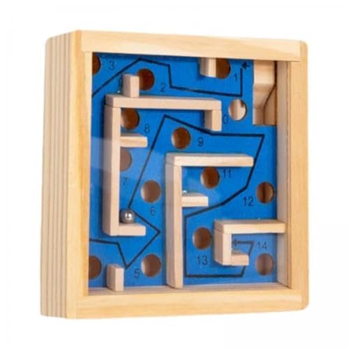 Generic 5X Hölzernes Brettspiel, Balance Lernspielzeug, Marmorlabyrinth, Aktivitätsbrett für Erwachsene von Generic