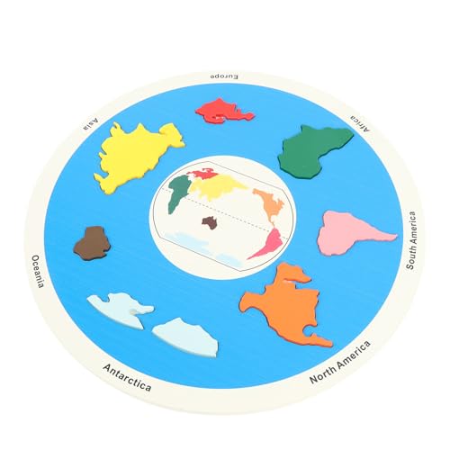 Generic 7 Kontinente Rätsel von Hölzernen Rätseln, Gaming Basswood Matching World Map für von Generic