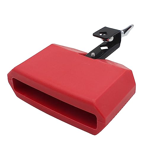 Generic ABS Plastik Cowbell Pfeilspeicher Hülle Mount Drum Stick Set für Klang- und Koordinationstraining (Rot) von Generic