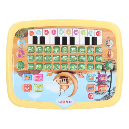 Generic Arabische Sprachlernmaschine für , Interaktives Lesen und Spiele, 28 Alphabetwörter, 10 Zahlen Elektronisches Buch, Lernmaschine für Arabische Sprache (Gelb) von Generic