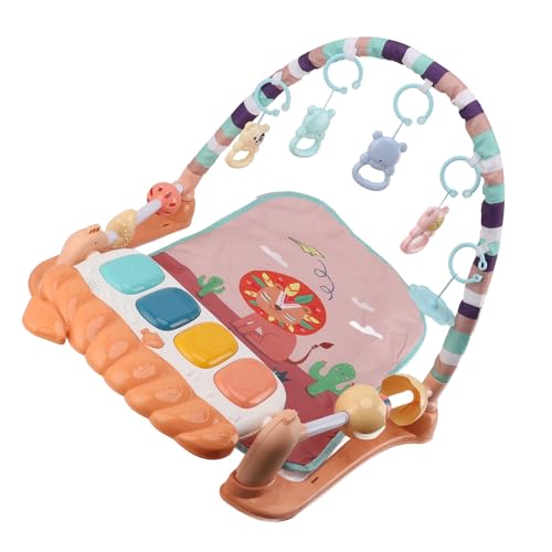 Generic Baby Fitnessspiele Matte, Abnehmbare Glocken Farbenfroh (PINK) von Generic