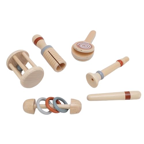 Generic Baby Musical Toys Holz, Bildung Holzrassel Set für Säugling Generic Baby Musical Toys Holz, Bildung Holzrassel Set für Säugling von Generic
