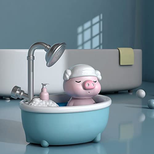 Generic Baby Spielzeug, Plastik Baby Bad Spielzeug Schweineheizte Badeform süß für Mädchen (BLUE) von Generic
