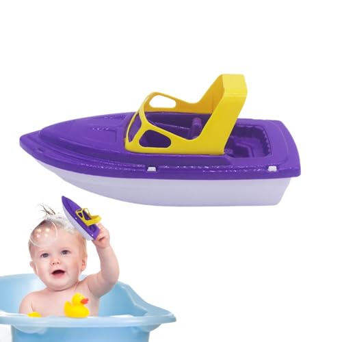 Generic Badespielzeug Boot,Badeboote - Badespielzeug für Kinder,Yacht-Pool-Spielzeug, Schnellboot, Segelboot, schwimmende Spielzeugboote für Badewanne, Badespielzeug-Set für Babys und Kleinkinder von Generic