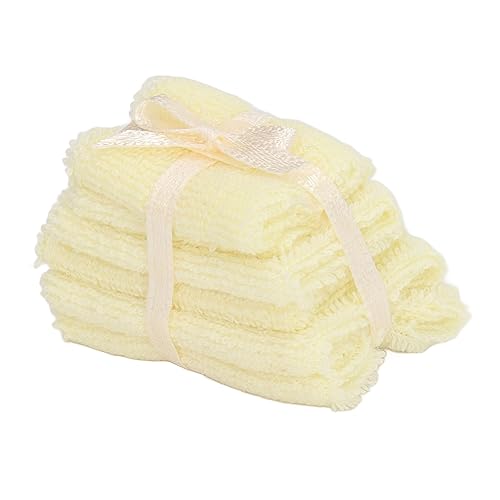 Generic Badezimmertücher für Puppe, 1: 12 Handtuchpuppen Dekoration für Dekoration für Kindersimulation für (Yellow) von Generic
