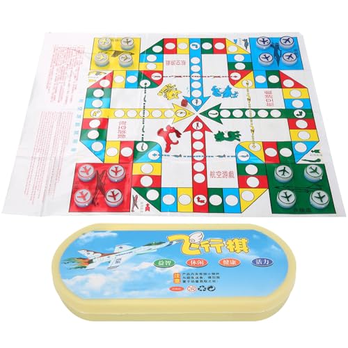 Generic Brettspiele für Family Night Brettspiel und Chinesische Checkers Fliegen Schachplastikflüge mit Oval Box Parent Child Family Party Brettspiel von Generic