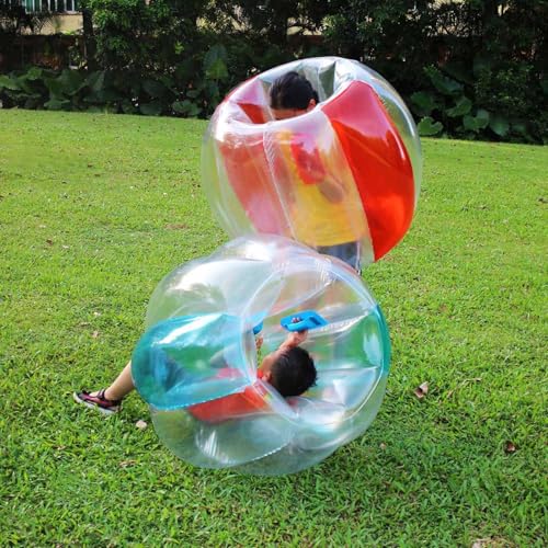 Generic Bubble Soccer Bälle, aufblasbare Stoßstangenbälle, aufblasbarer Sumo-Ball, menschlicher Hamsterball, Sumer Bubble Safe aufblasbare Bälle zum Hineinkommen aufregende Spiele, 90 cm, rot Generic Bubble Soccer Bälle, aufblasbare Stoßstangenbälle, aufblasbarer Sumo-Ball, menschlicher Hamsterball, Sumer Bubble Safe aufblasbare Bälle zum Hineinkommen aufregende Spiele, 90 cm, rot von Generic