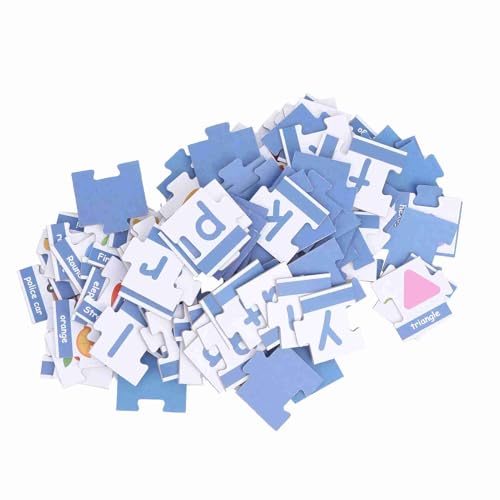 Generic Buchstabenpassungs -Puzzle -Set, Logische Denkpuzzle Set Tragbarer und Langlebiger Ungiftiger und Harmloser für die Schule für die Schule ((Wörter Rätsel)) von Generic