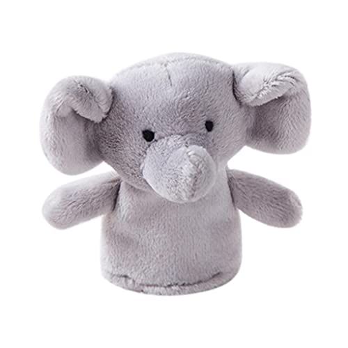 Generic Bunte Cartoon Fingerpuppen Im Vorschulalter, Plüschtiere, Partygeschenke, Grauer Elefant von Generic