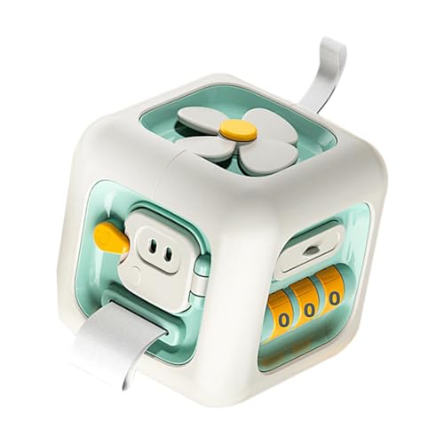Generic Busy Cube Reisespielzeug, sensorischer Busy Cube,Sensorischer -Aktivitätswürfel für Kleinkinder - Verbessern Sie das logische Denken im Vorschulalter. Würfelspielzeug für Flugzeuge, von Generic