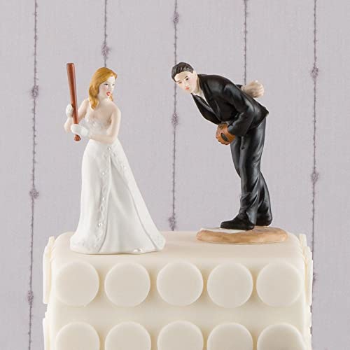 Cake Topper Hochzeit Figuren Brautpaar Baseball Porzellan handbemalt Cake Topper Hochzeit Figuren Brautpaar Baseball Porzellan handbemalt von Generic